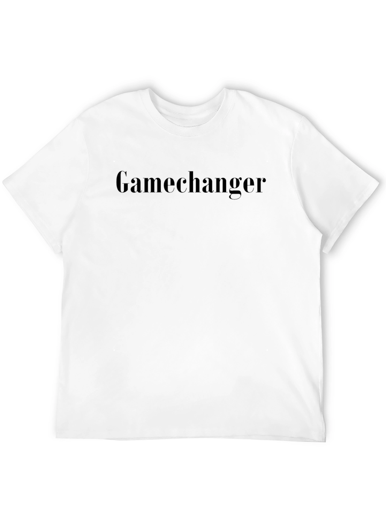 Gamechanger Black T-Shirt - Bold Statement Tee
