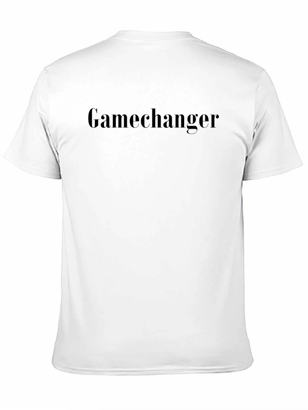 Gamechanger Black T-Shirt - Bold Statement Tee