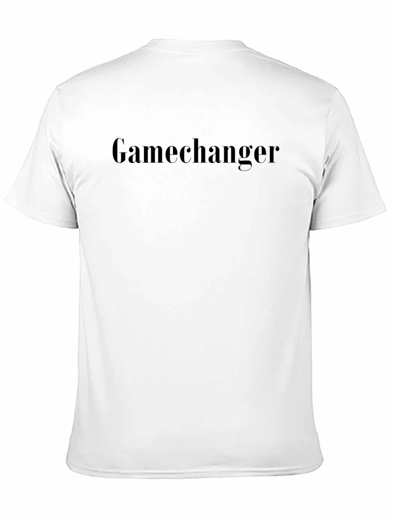 Gamechanger Black T-Shirt - Bold Statement Tee