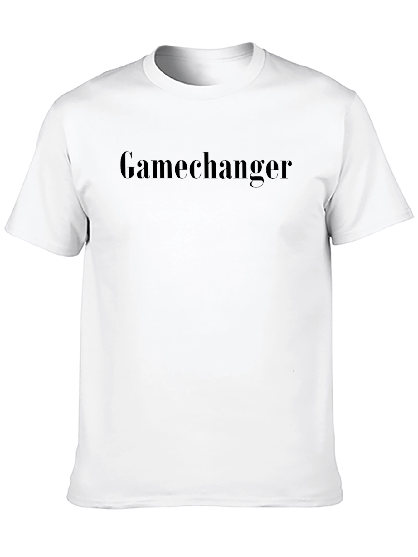 Gamechanger Black T-Shirt - Bold Statement Tee