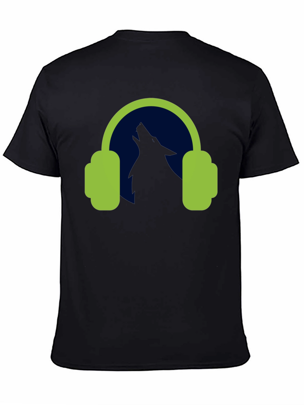 Wolf Headphones Graphic Tee