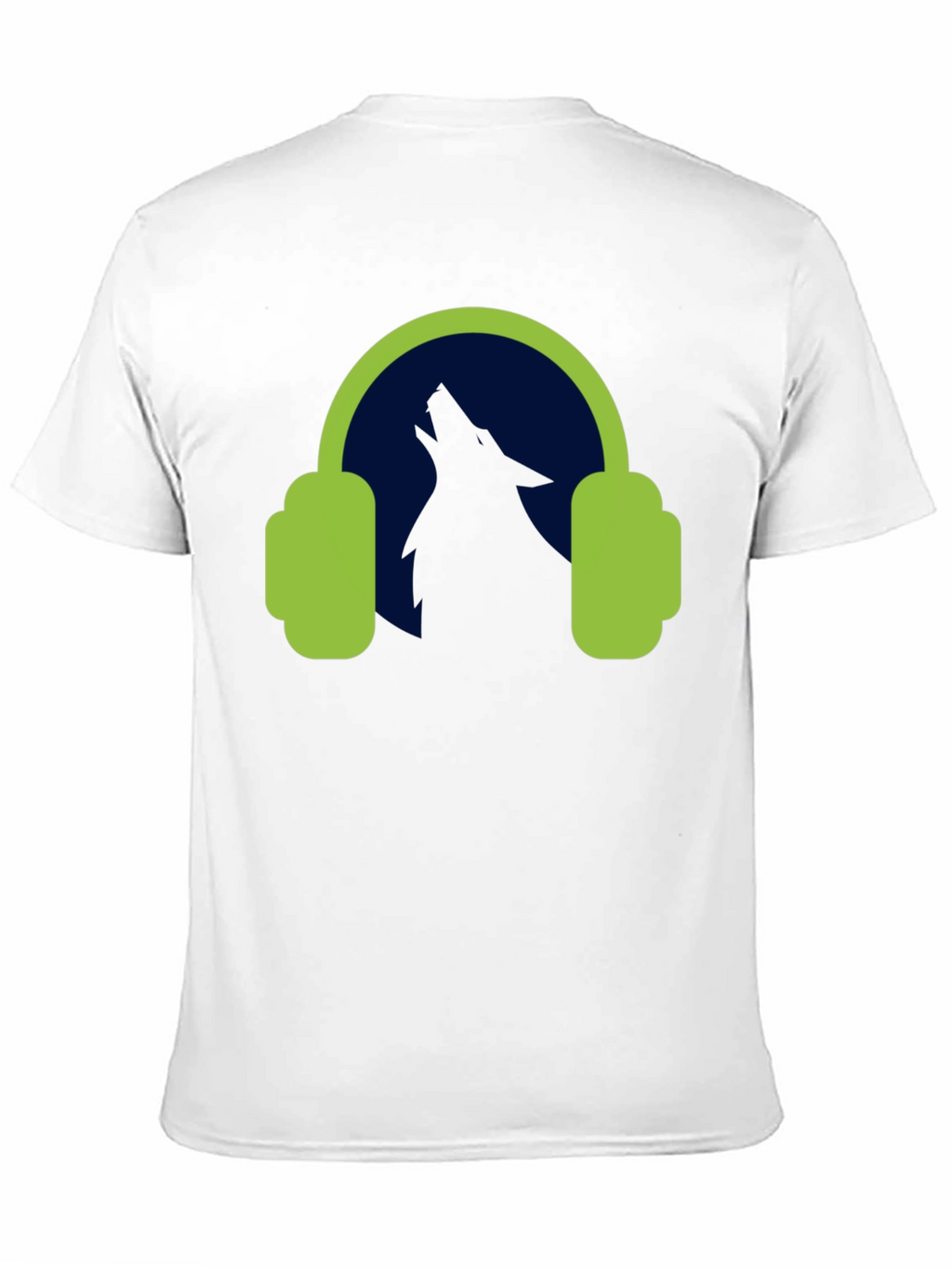 Wolf Headphones Graphic Tee
