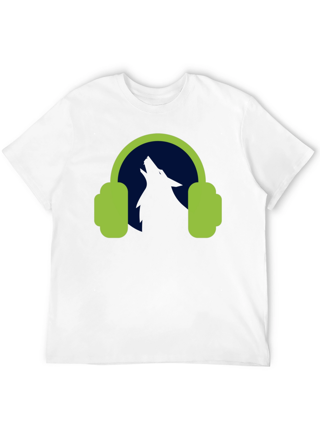 Wolf Headphones Graphic Tee