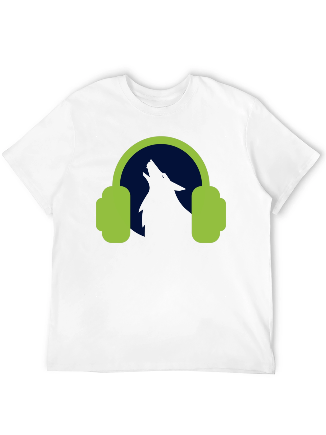 Wolf Headphones Graphic Tee