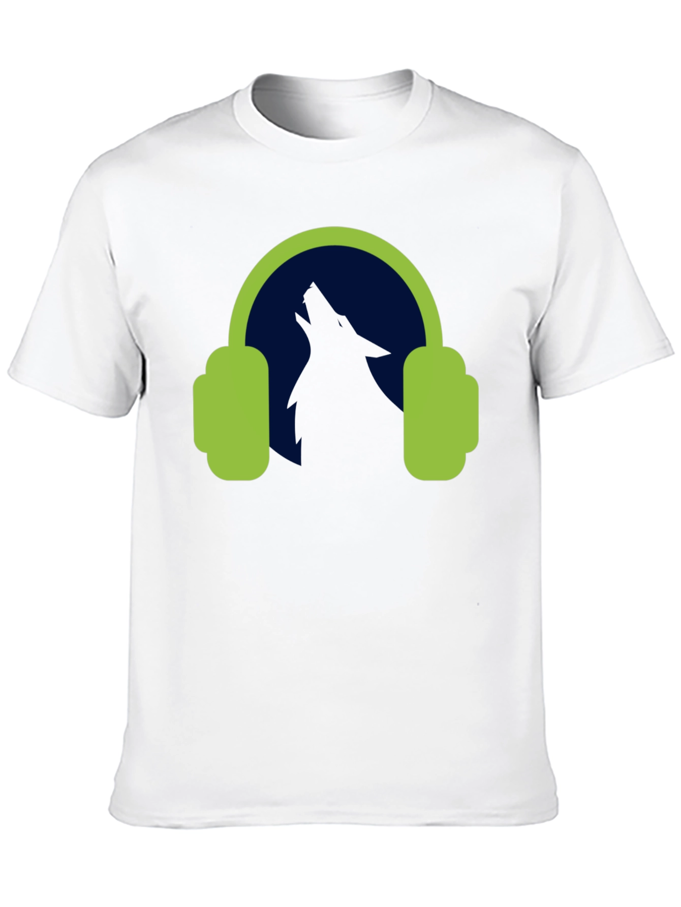 Wolf Headphones Graphic Tee