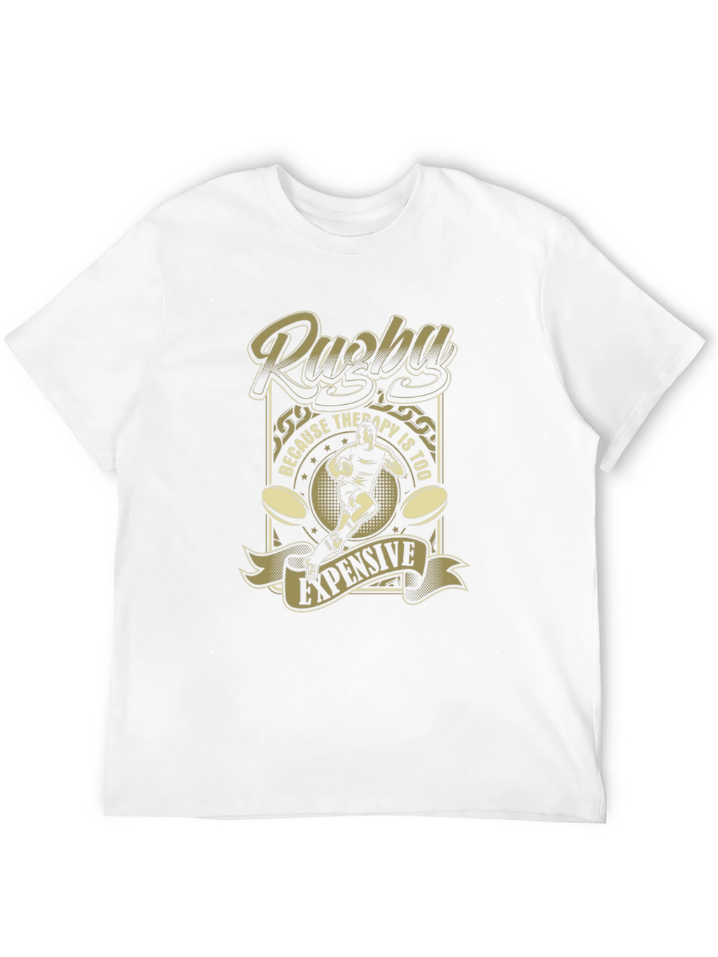 Rugby Therapy T-Shirt - Funny Sport Tee
