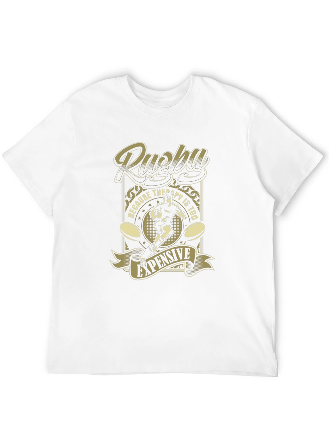 Rugby Therapy T-Shirt - Funny Sport Tee
