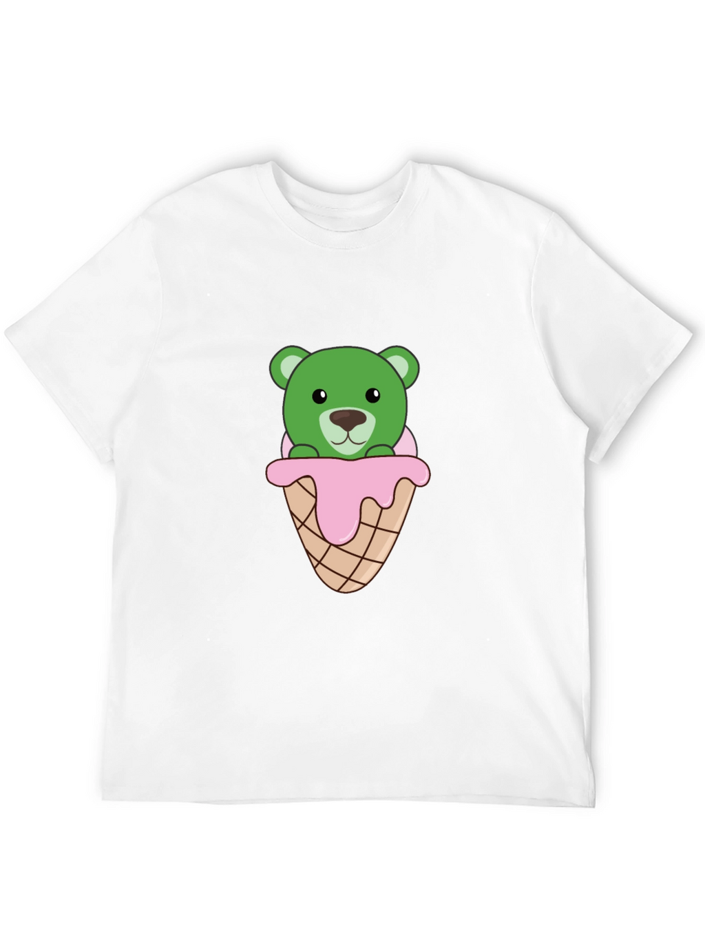Beary Sweet T-Shirt - Ice Cream Cone Design