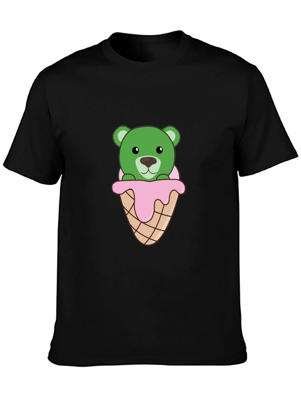 Beary Sweet T-Shirt - Ice Cream Cone Design