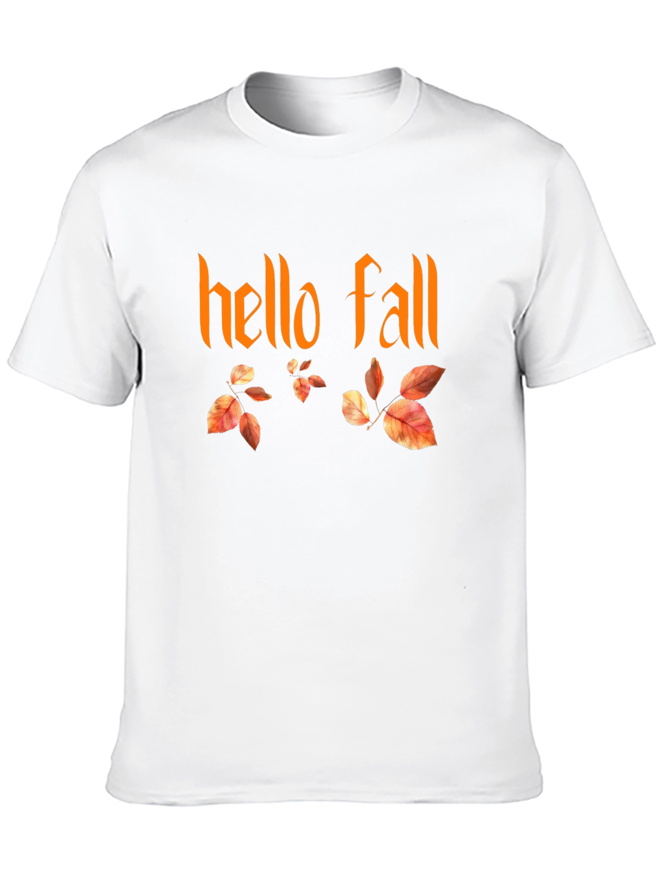 Hello Fall Graphic T-Shirt - Autumn Season Tee
