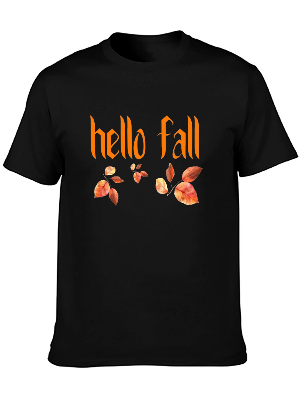 Hello Fall Graphic T-Shirt - Autumn Season Tee