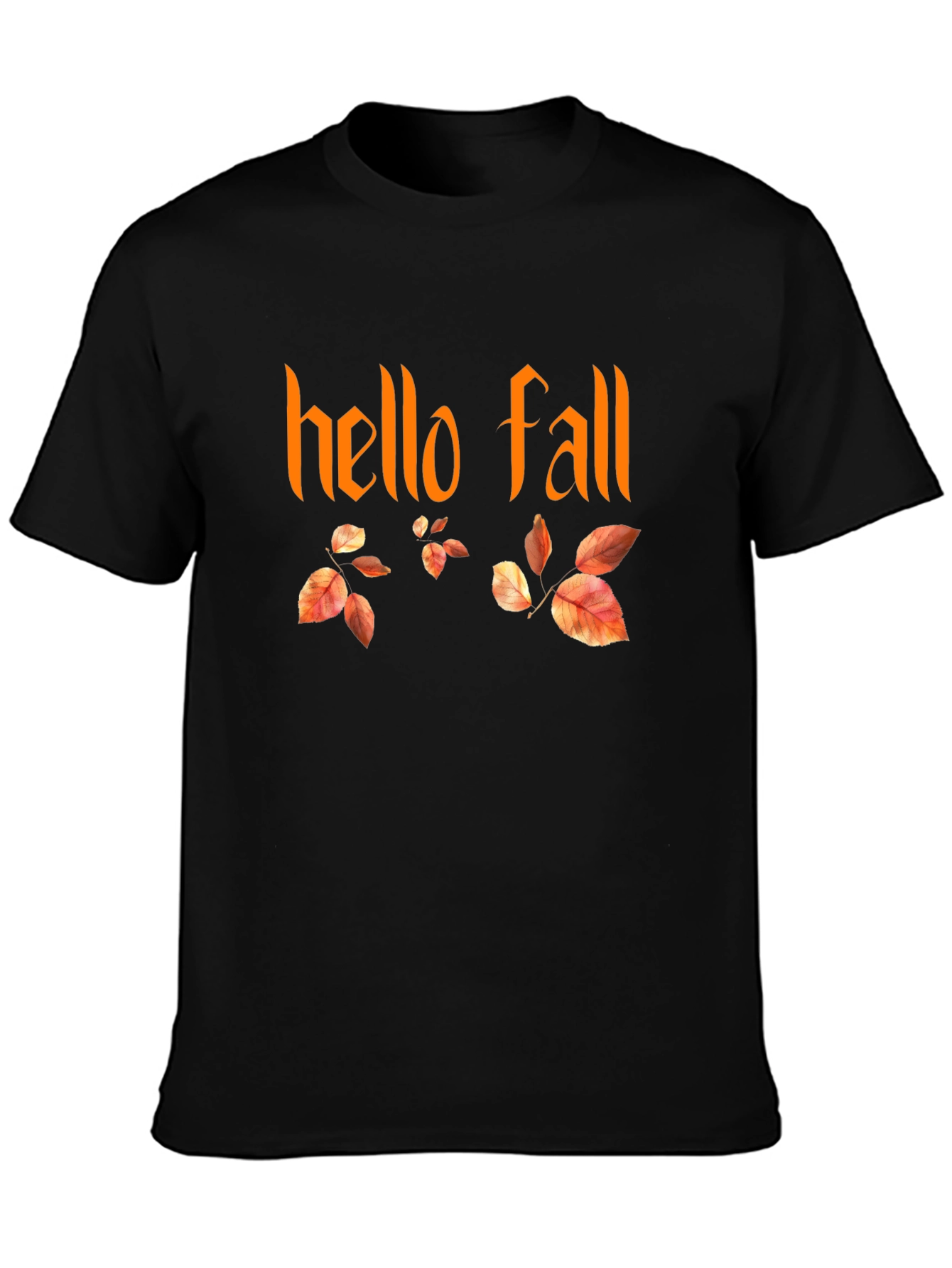 Hello Fall Graphic T-Shirt - Autumn Season Tee