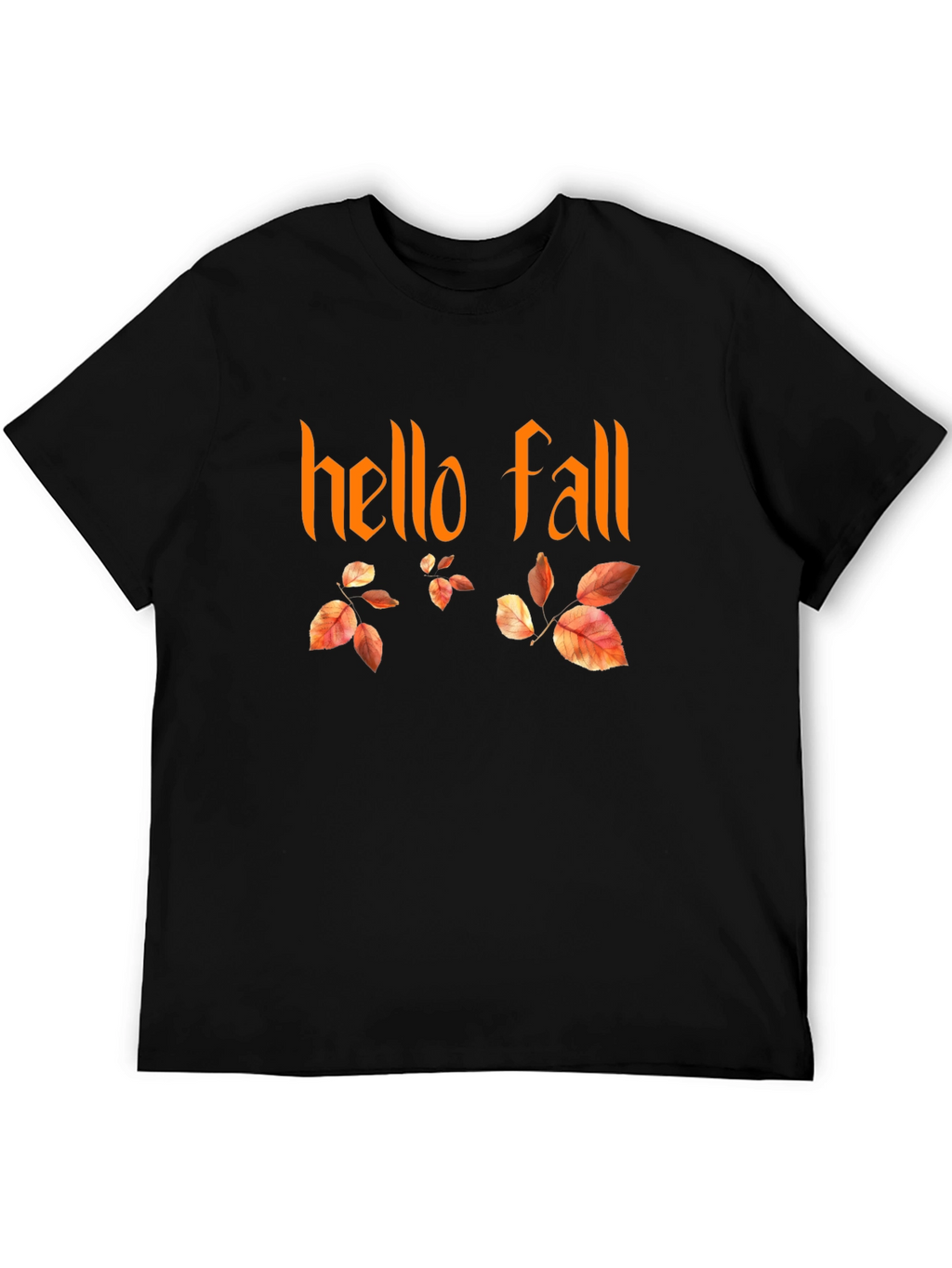 Hello Fall Graphic T-Shirt - Autumn Season Tee