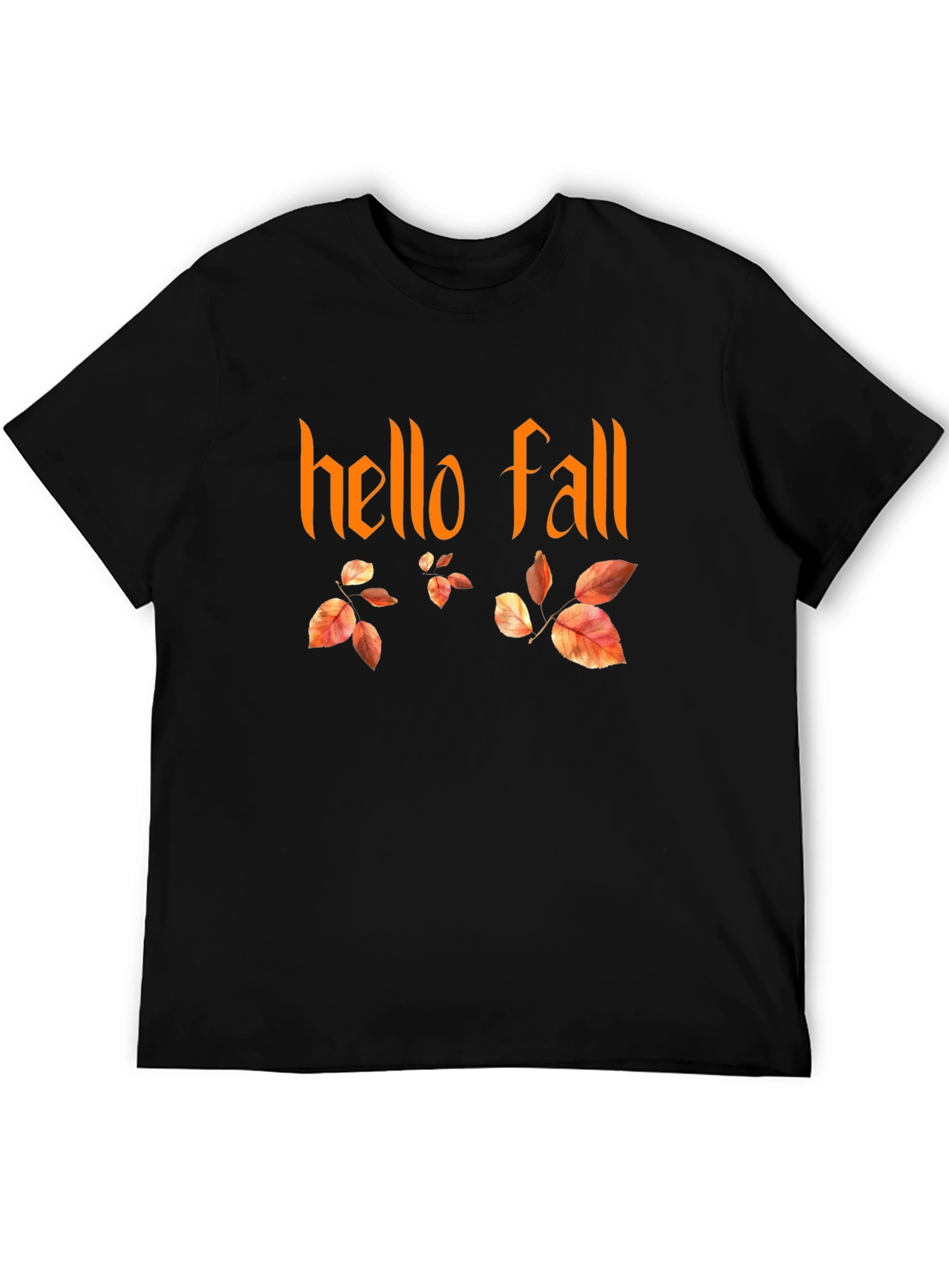 Hello Fall Graphic T-Shirt - Autumn Season Tee