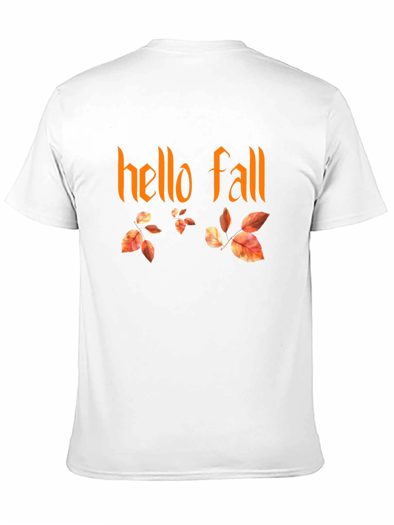 Hello Fall Graphic T-Shirt - Autumn Season Tee