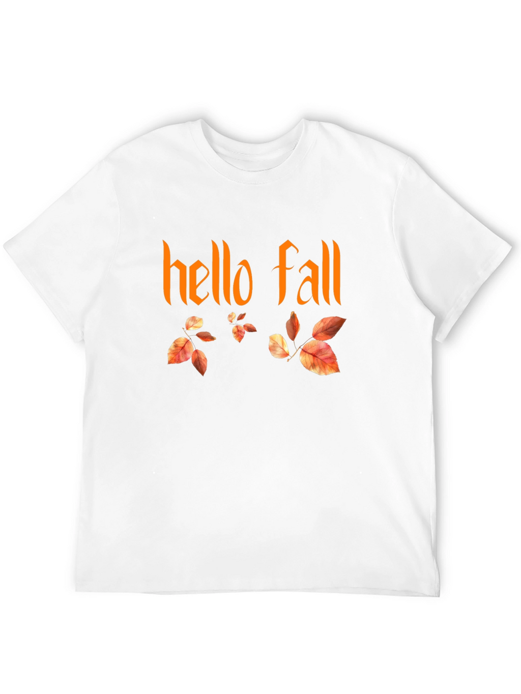 Hello Fall Graphic T-Shirt - Autumn Season Tee