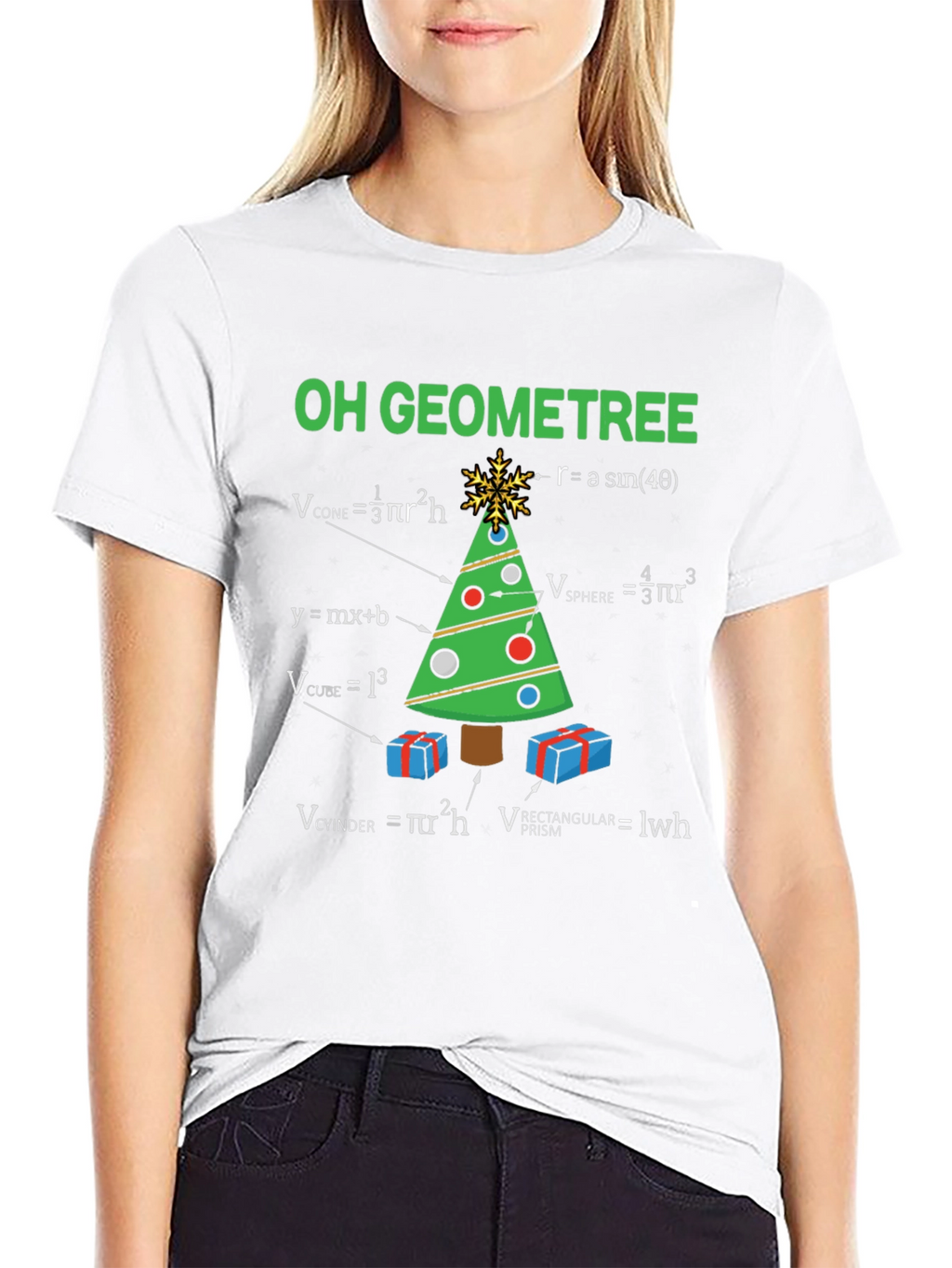 Oh Geometree T-Shirt: Math Christmas Tee