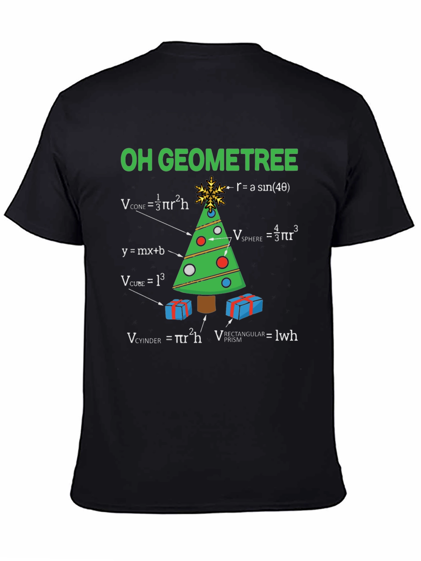 Oh Geometree T-Shirt: Math Christmas Tee