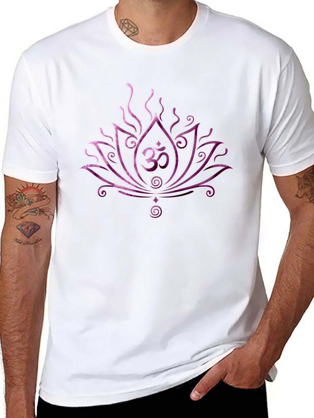 Om Lotus Graphic T-Shirt
