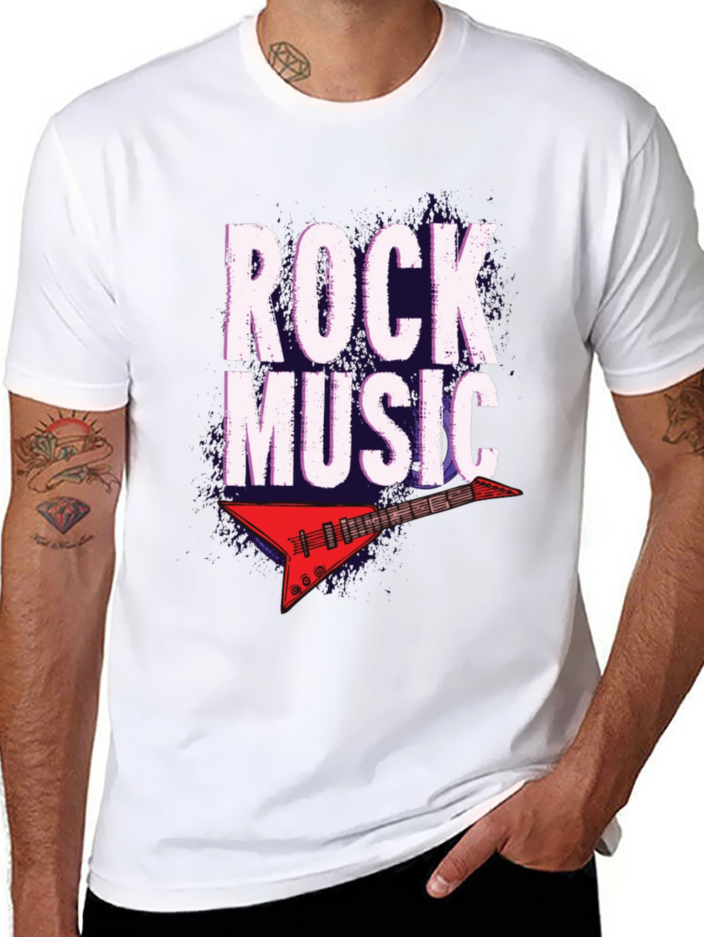 Rock Music Graphic T-Shirt