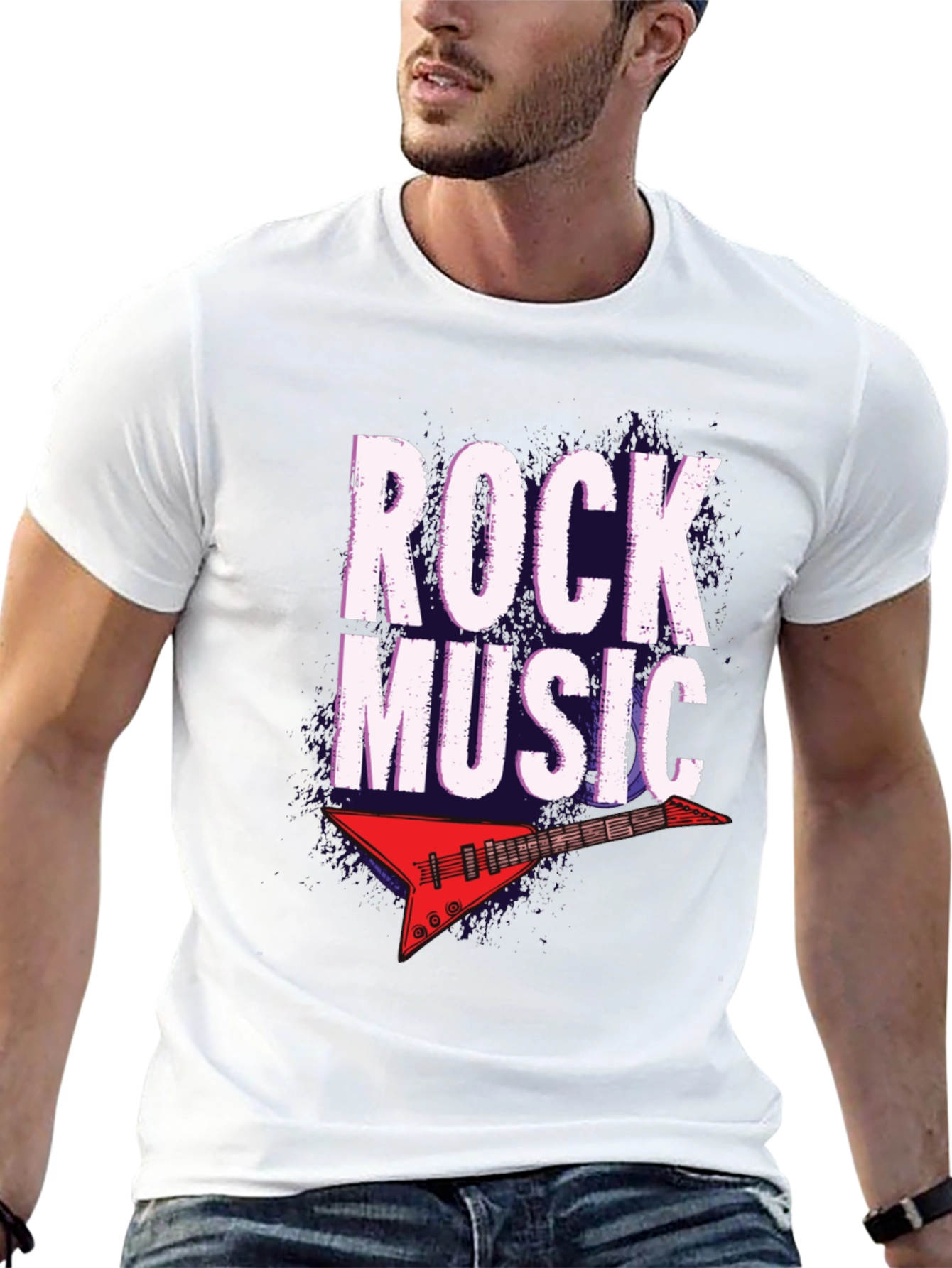 Rock Music Graphic T-Shirt