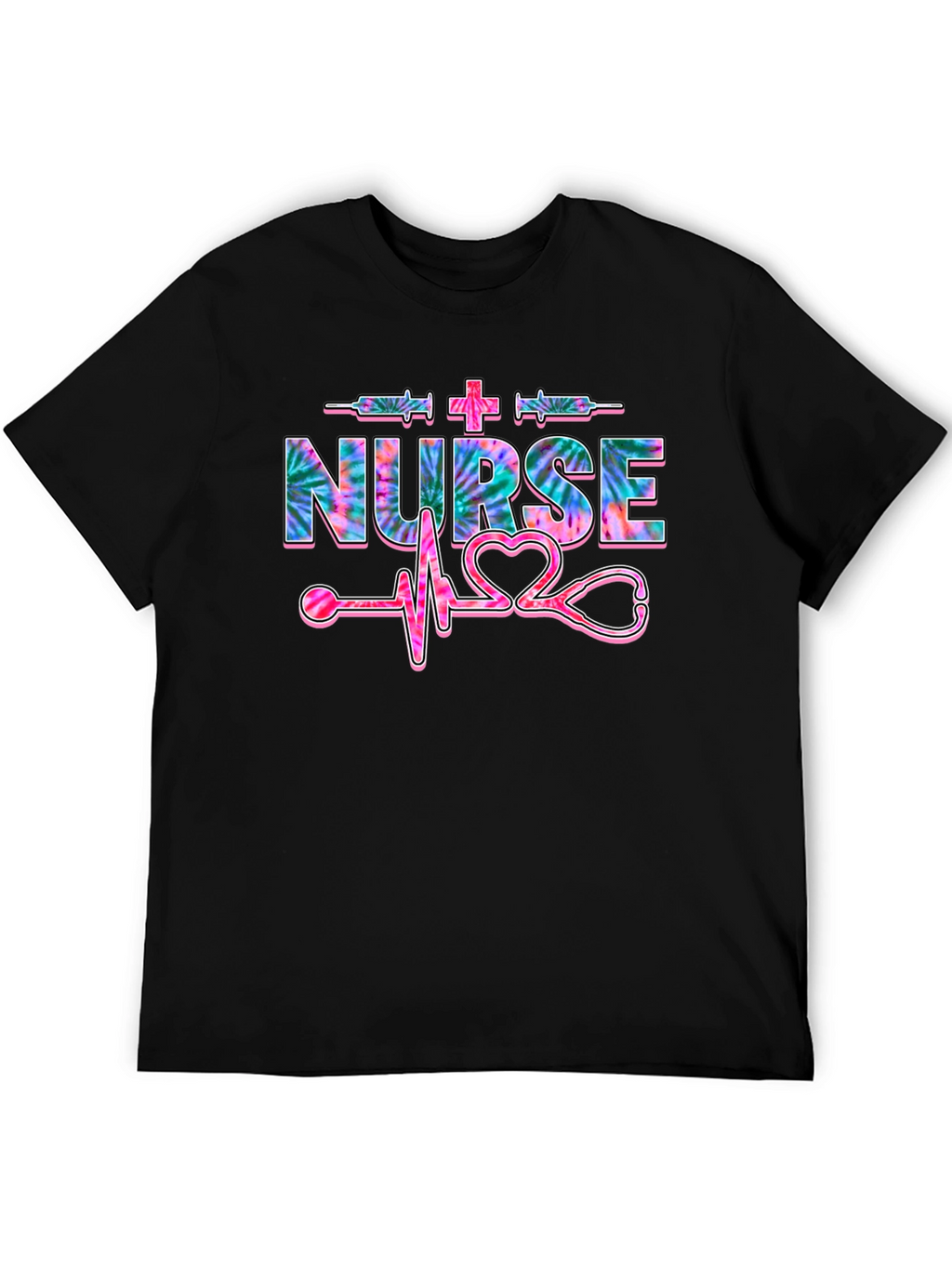 Nurse Tie Dye Graphic Tee