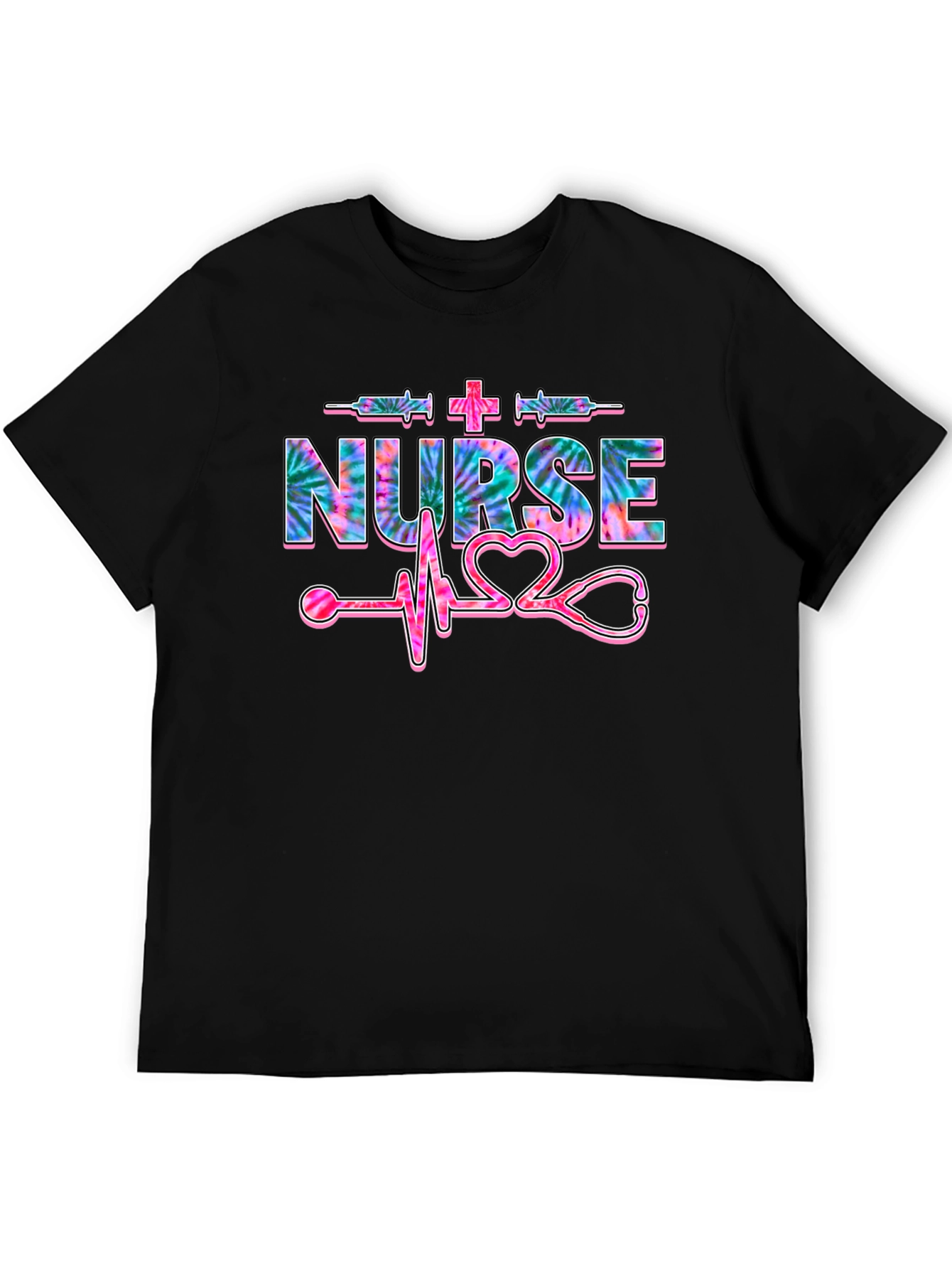 Nurse Tie Dye Graphic Tee
