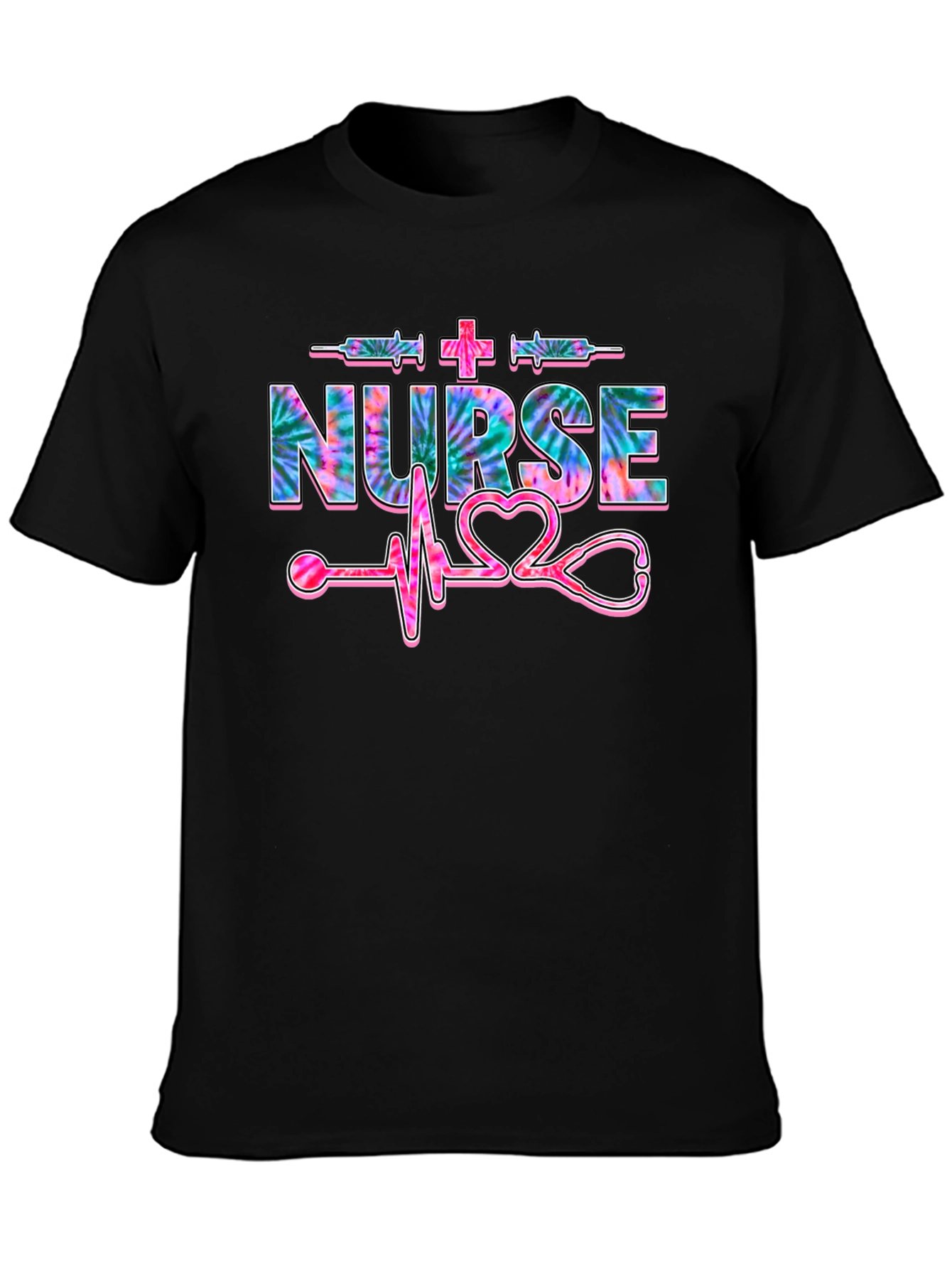 Nurse Tie Dye Graphic Tee