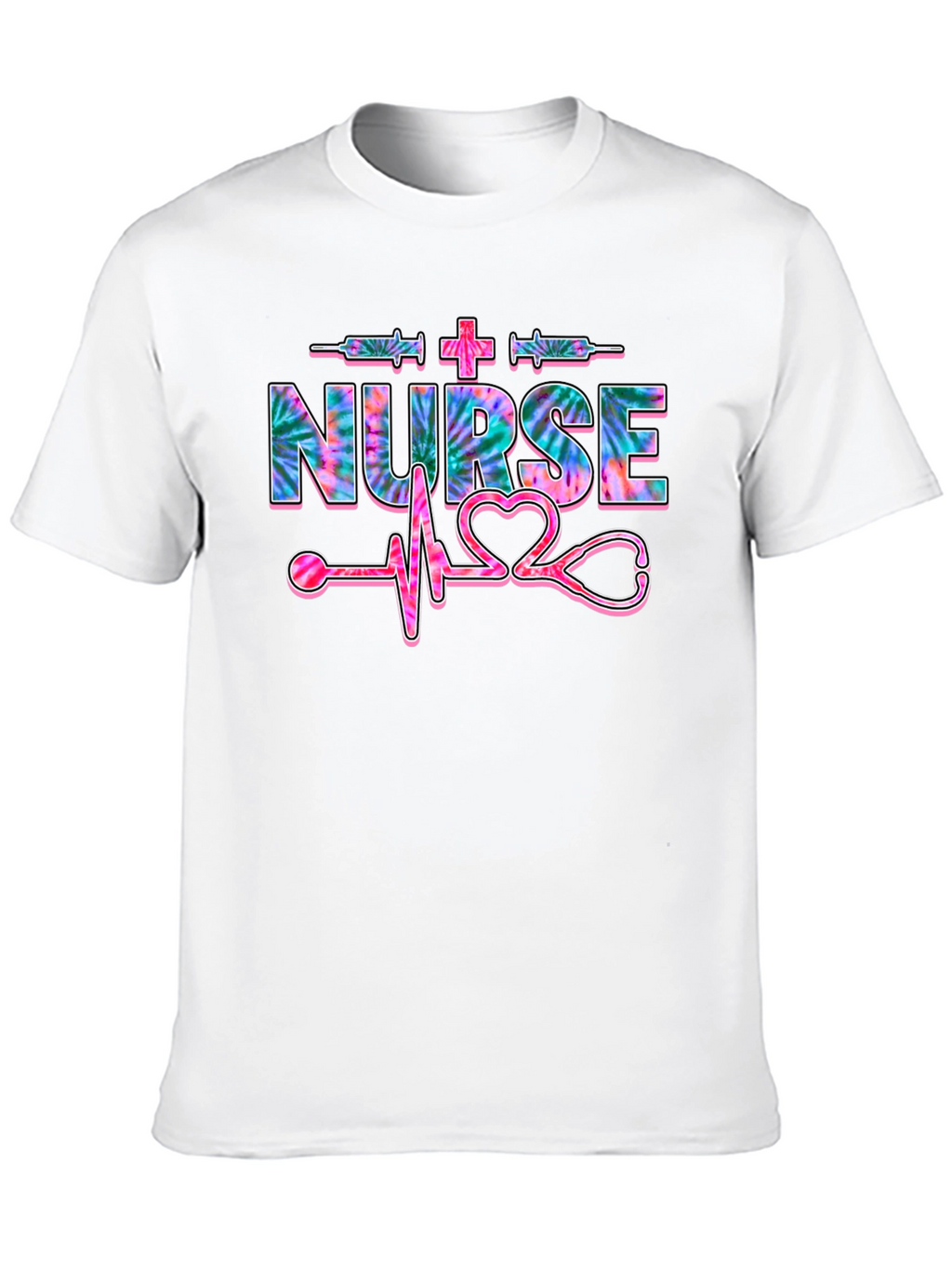 Nurse Tie Dye Graphic Tee