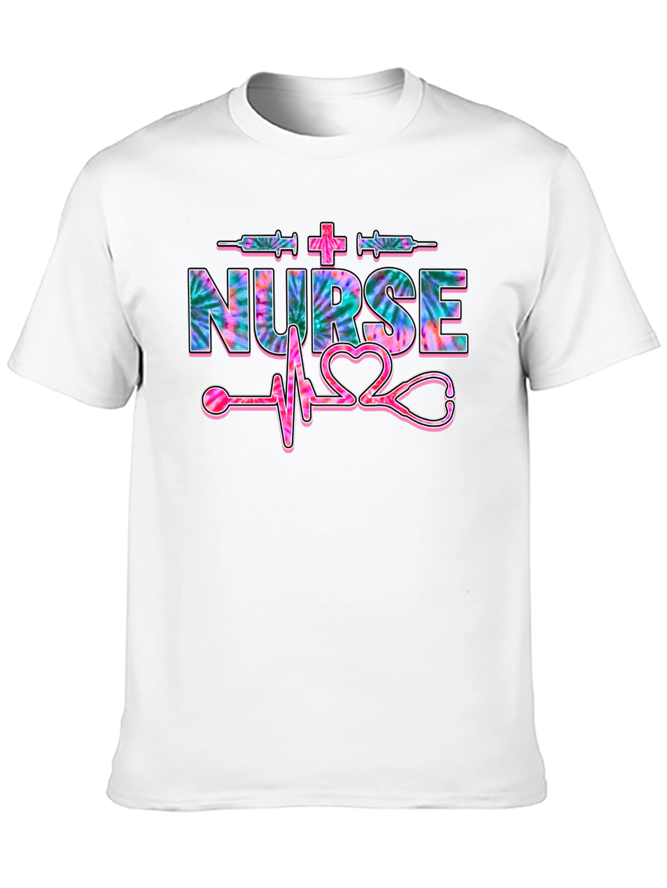 Nurse Tie Dye Graphic Tee