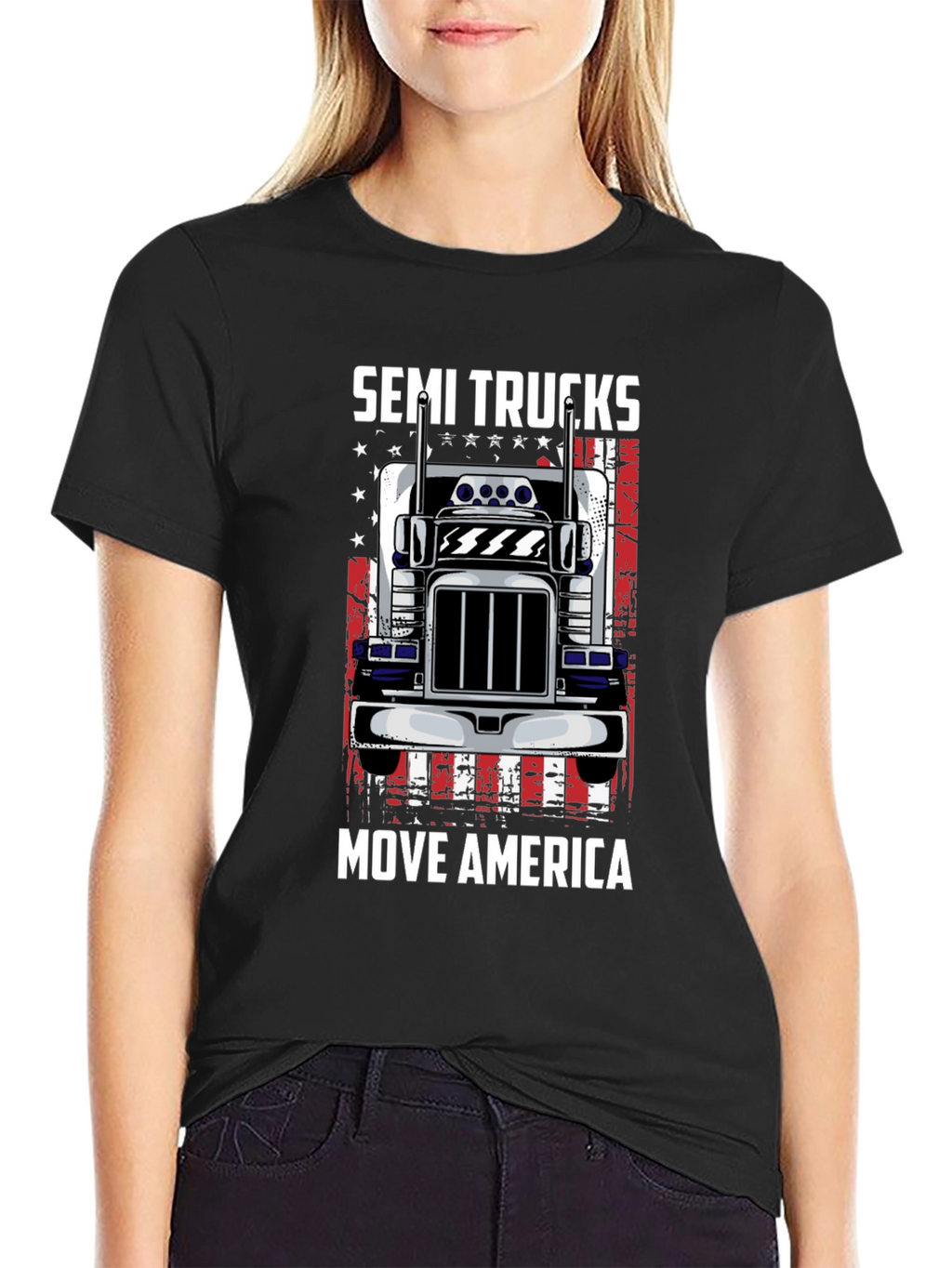 Semi Trucks Move America T-Shirt