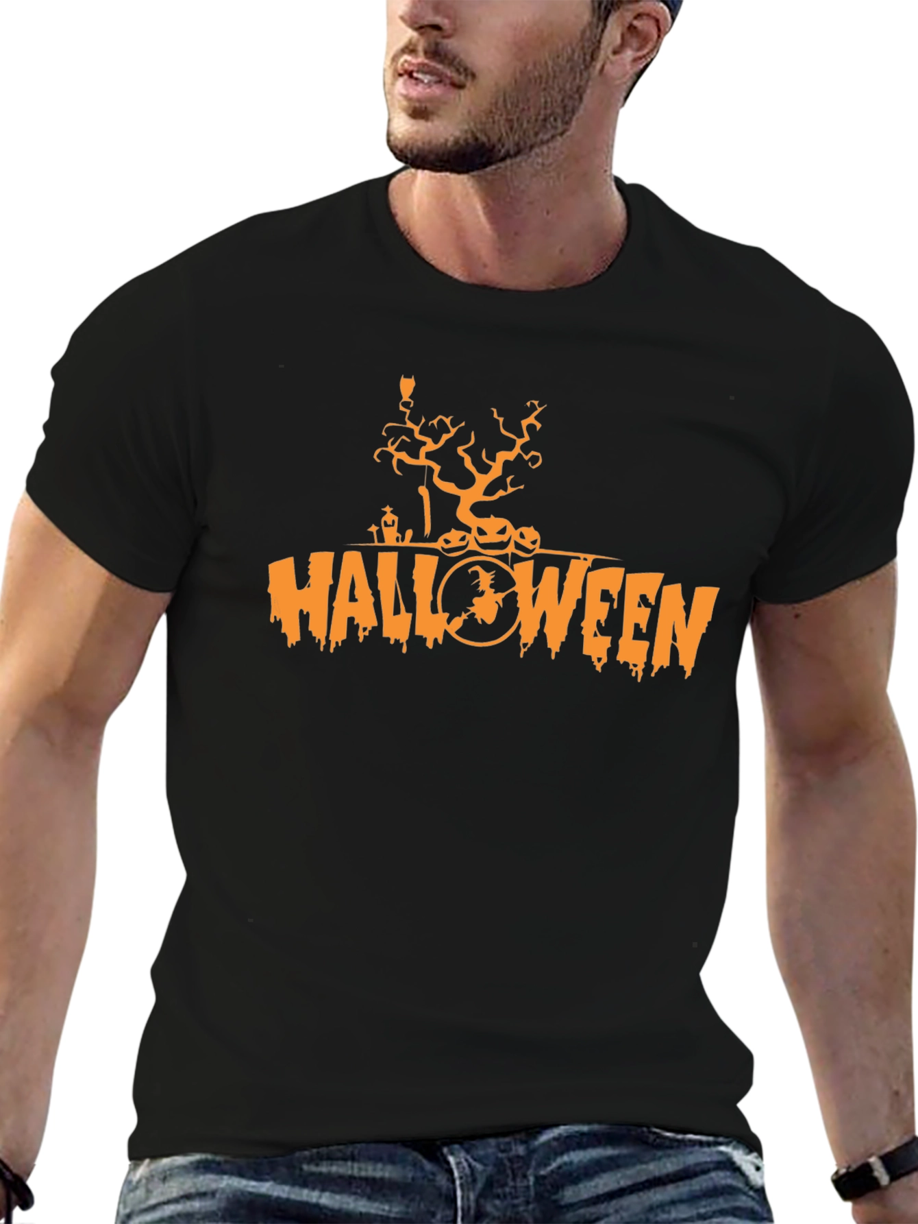 Halloween Graphic Tee - Spooky Season Shirt