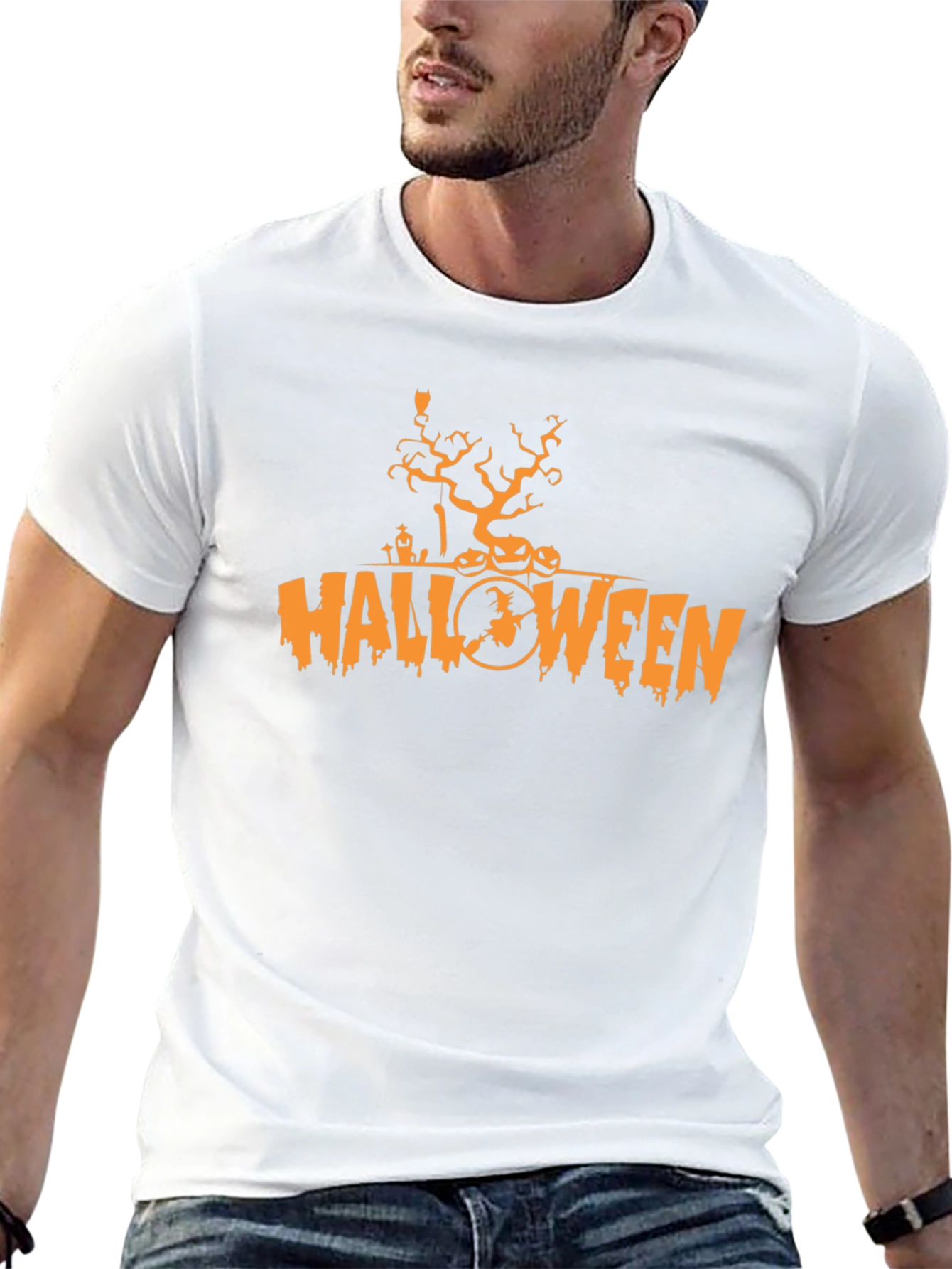 Halloween Graphic Tee - Spooky Season Shirt