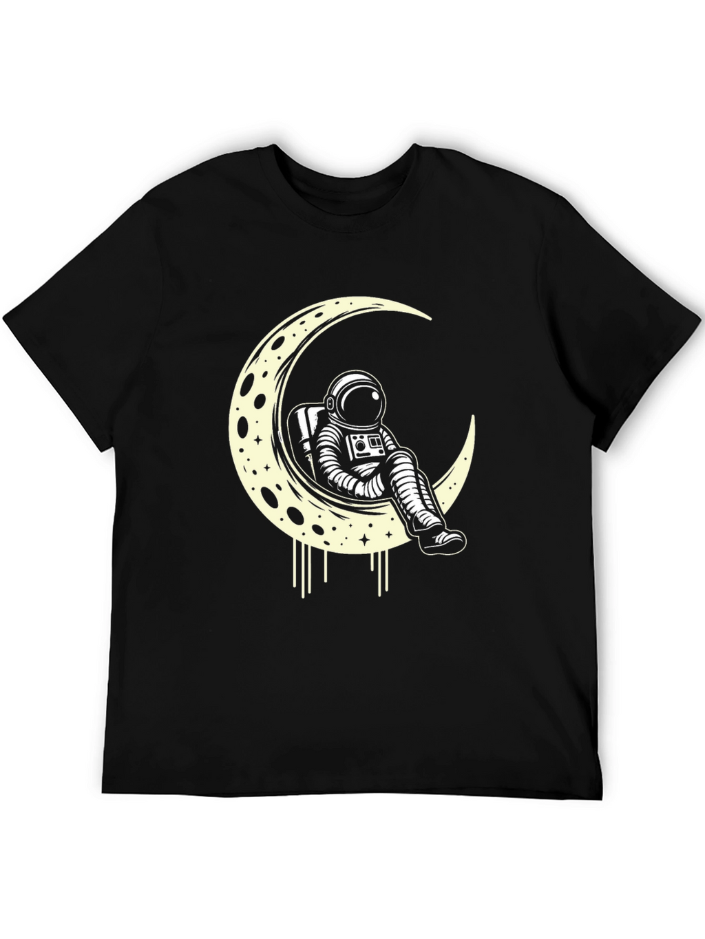 Astronaut Moon Graphic Tee - Cosmic Style