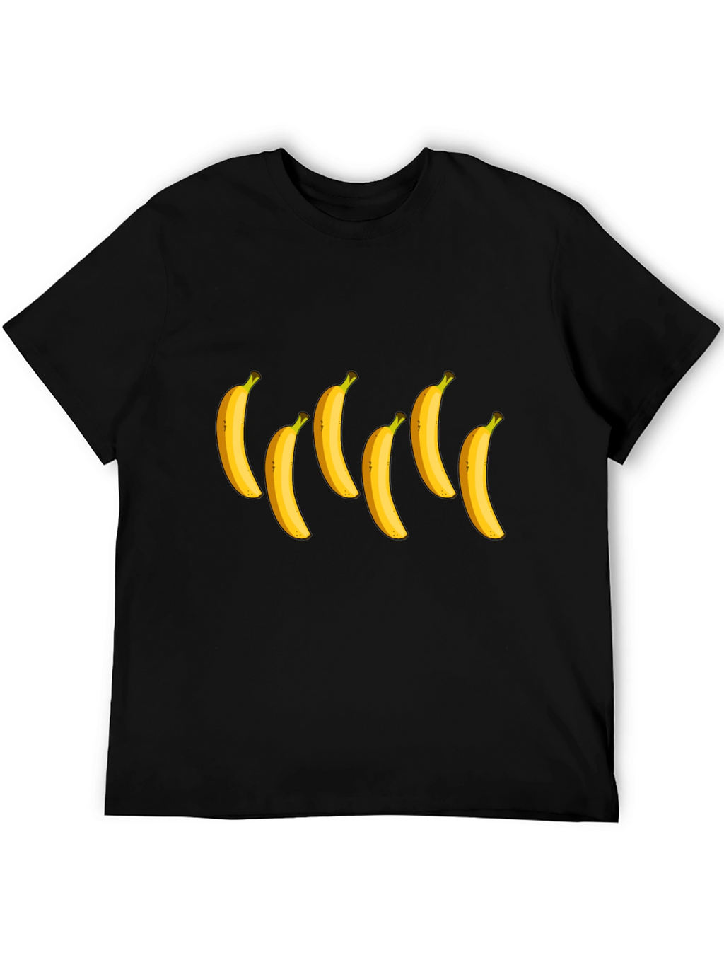 Banana Graphic Tee - Black Cotton T-Shirt