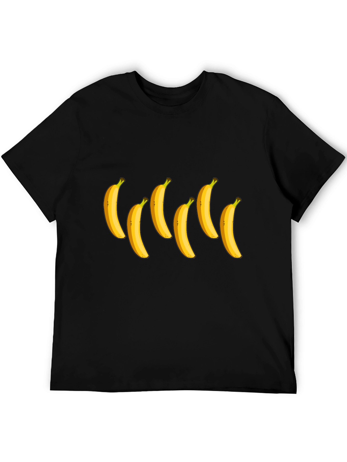 Banana Graphic Tee - Black Cotton T-Shirt