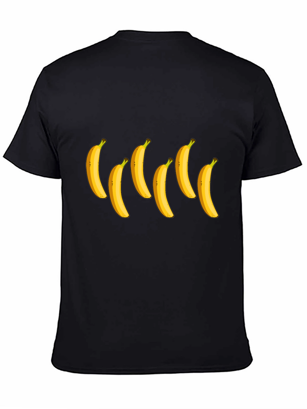 Banana Graphic Tee - Black Cotton T-Shirt