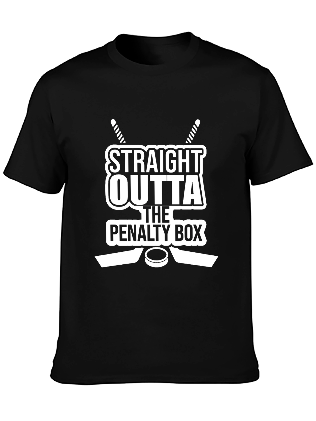 Straight Outta The Penalty Box Hockey T-Shirt