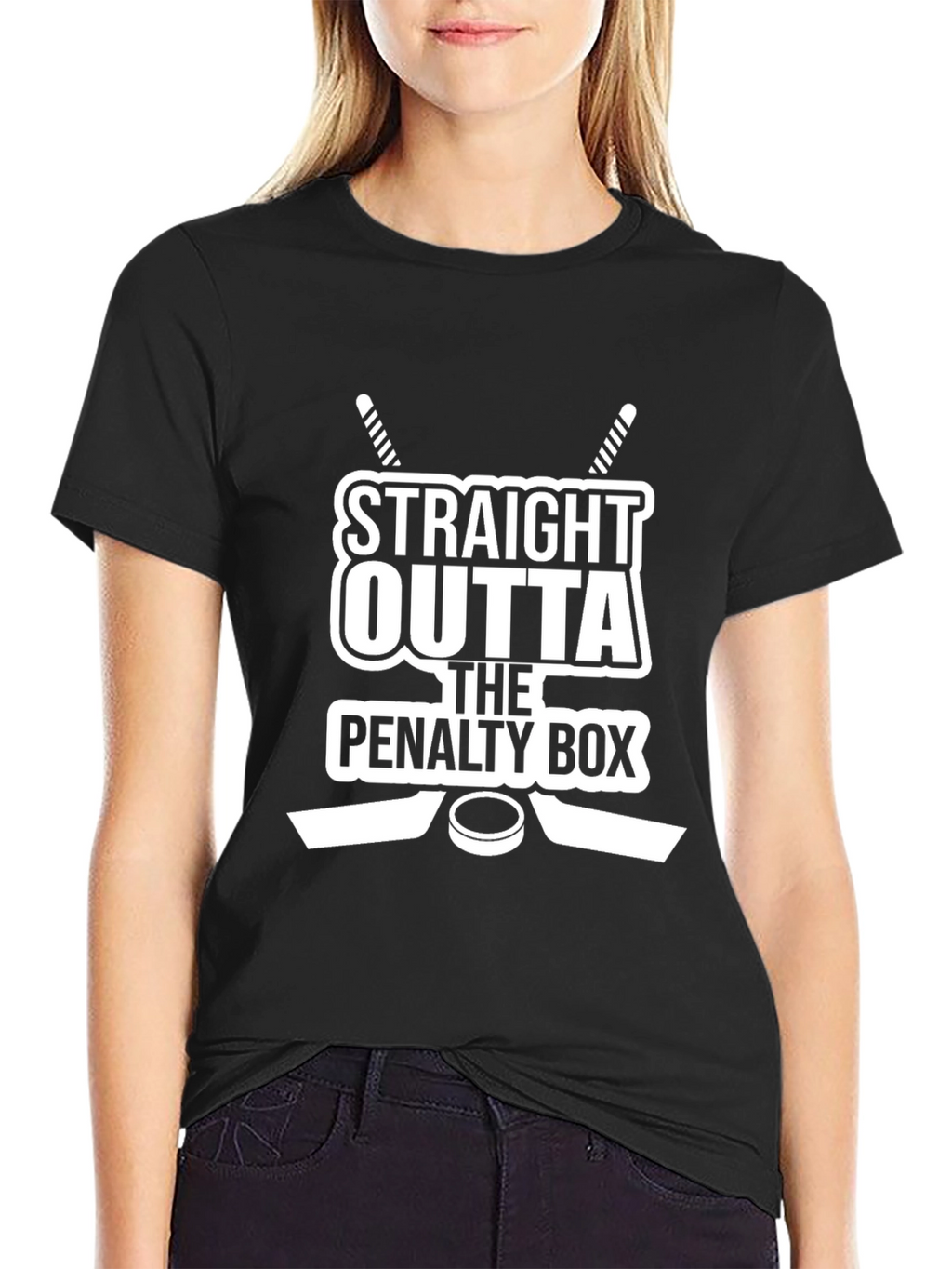 Straight Outta The Penalty Box Hockey T-Shirt