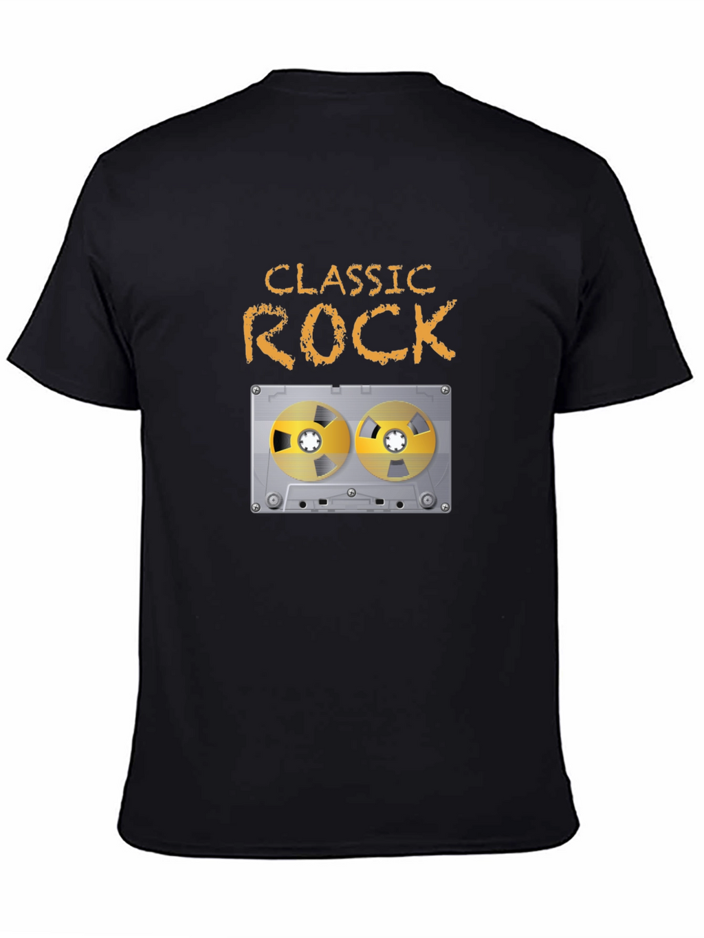 Classic Rock Cassette Tape Graphic T-Shirt