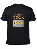Classic Rock Cassette Tape Graphic T-Shirt