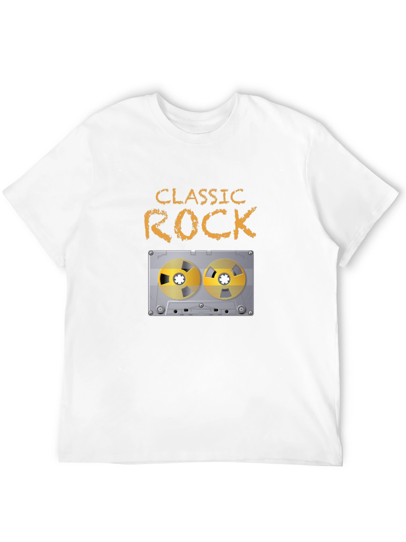 Classic Rock Cassette Tape Graphic T-Shirt