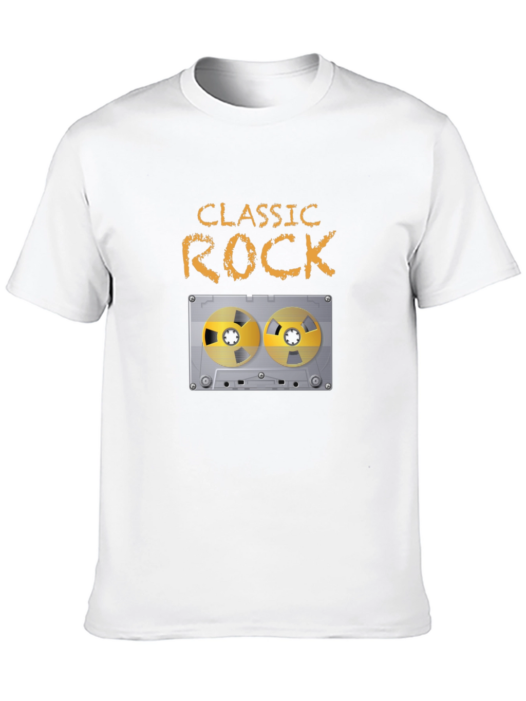 Classic Rock Cassette Tape Graphic T-Shirt