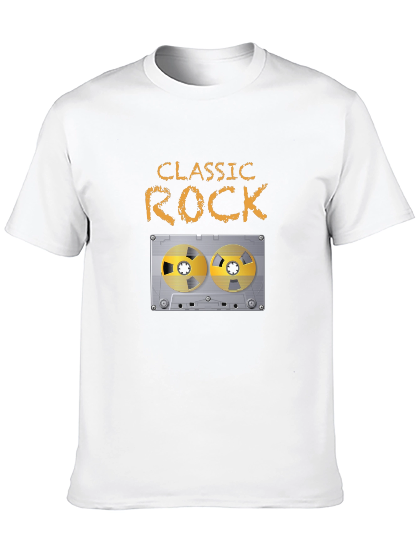 Classic Rock Cassette Tape Graphic T-Shirt