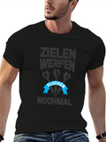 Darts T-Shirt - Zielen Werfen Fluchen