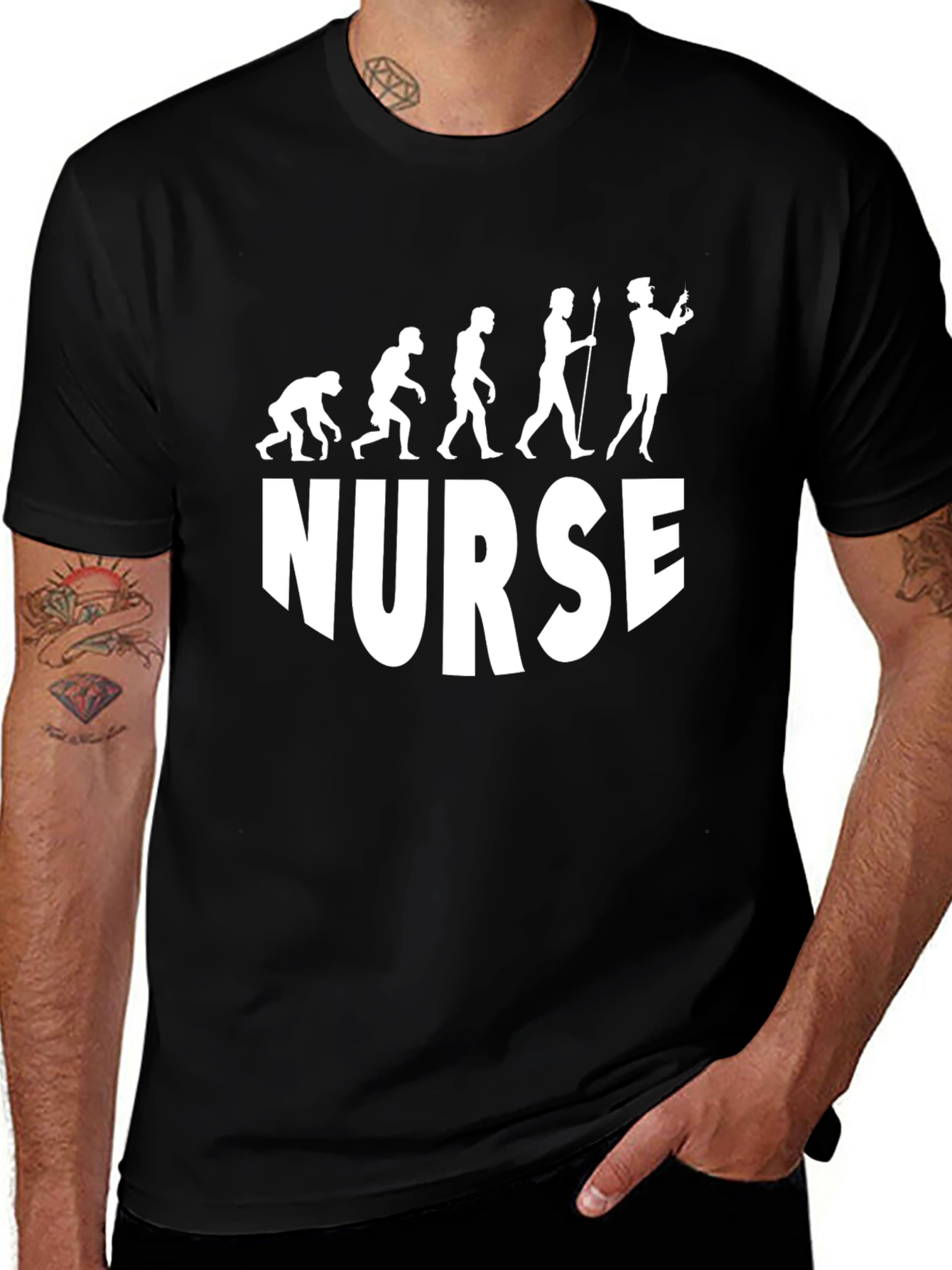 Evolution of a Nurse T-Shirt - Funny Medical Tee