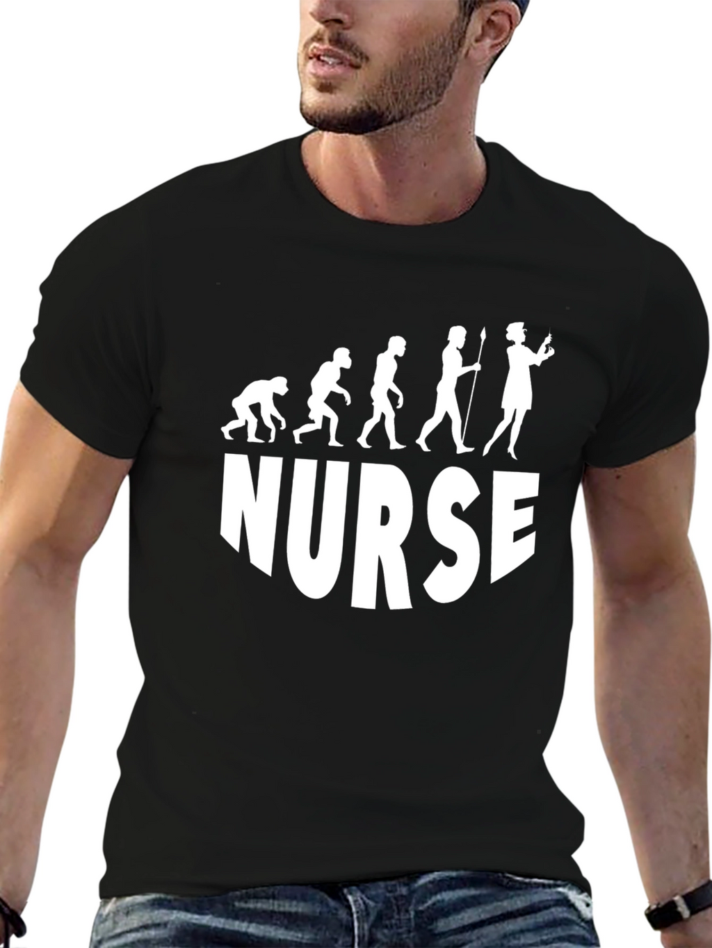 Evolution of a Nurse T-Shirt - Funny Medical Tee