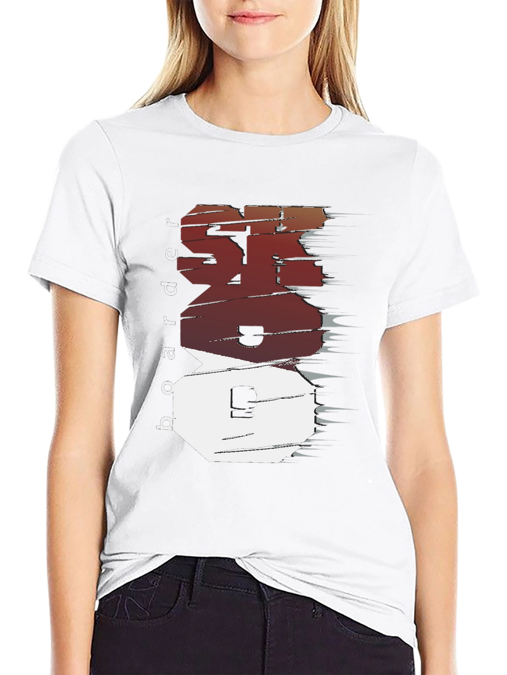 Cool Boarder Design Tee