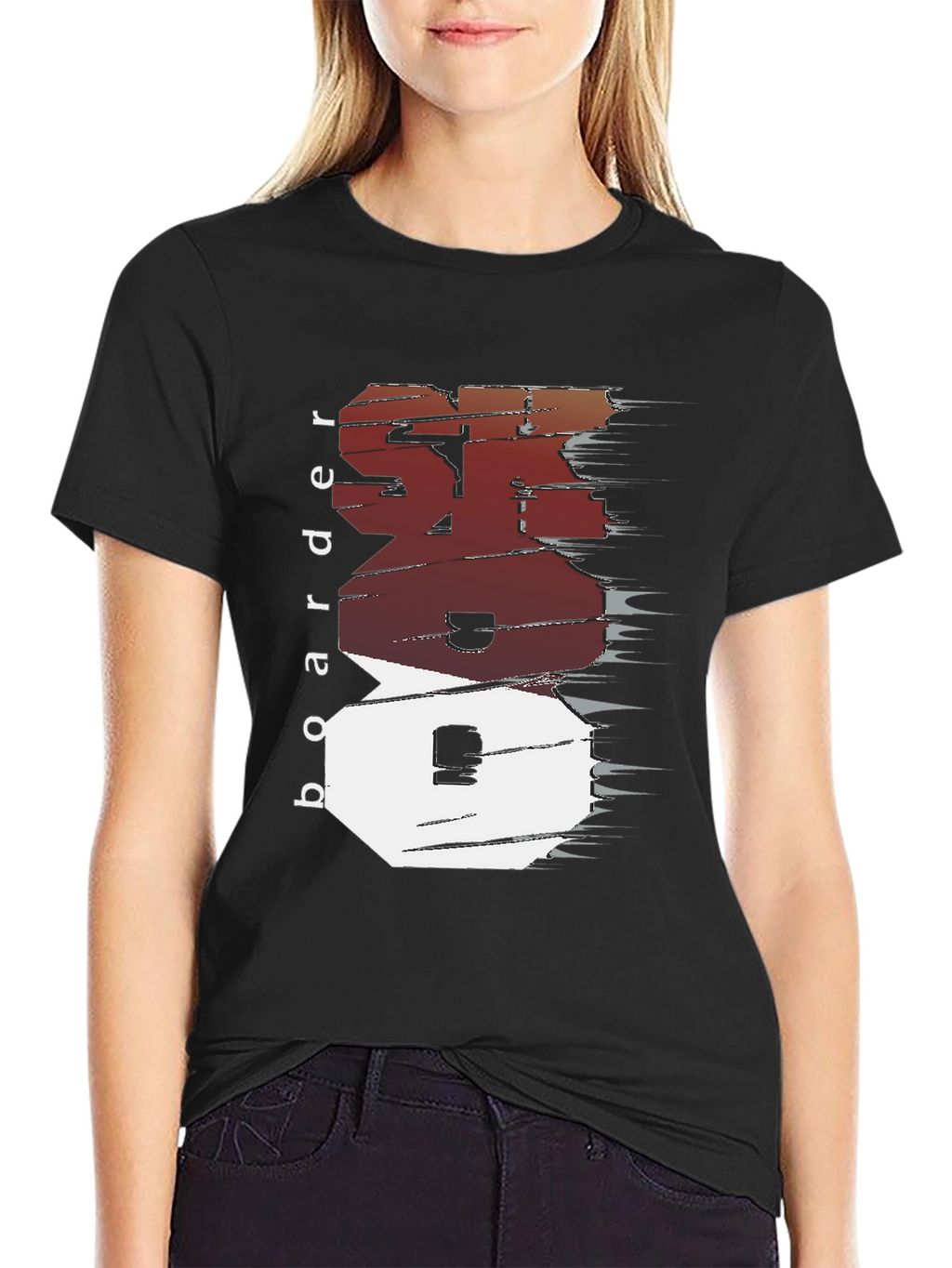 Cool Boarder Design Tee