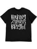 Baking Spirits Bright Christmas T-Shirt